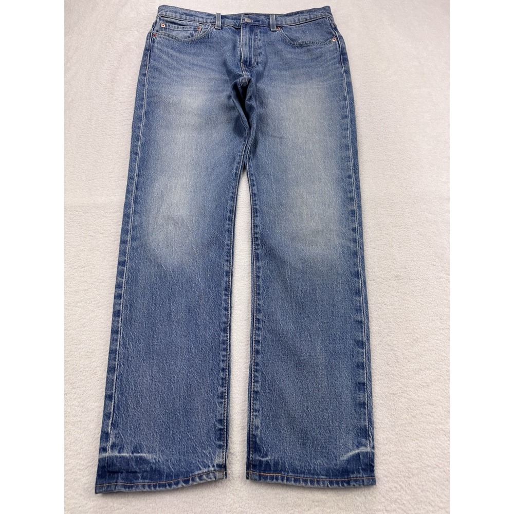 Levi's 502 Premium Jeans Men 33x32 Blue Big E‎ Medium Wash Straight